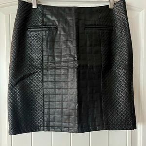 Ann Taylor Leather-Like Skirt